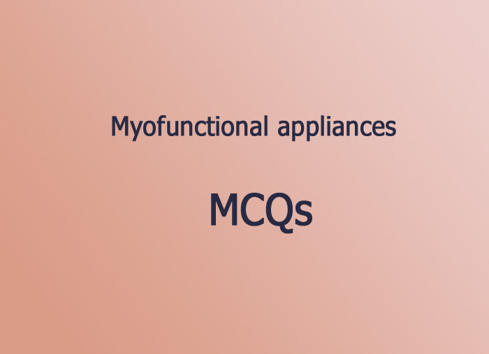 Myofunctional appliances