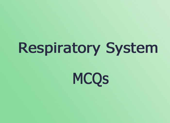 Respiratory System-mcq